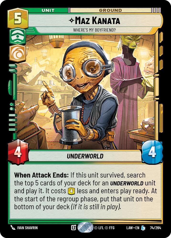 Maz Kanata - Where's My Boyfriend?, A Lawless Time 74/264