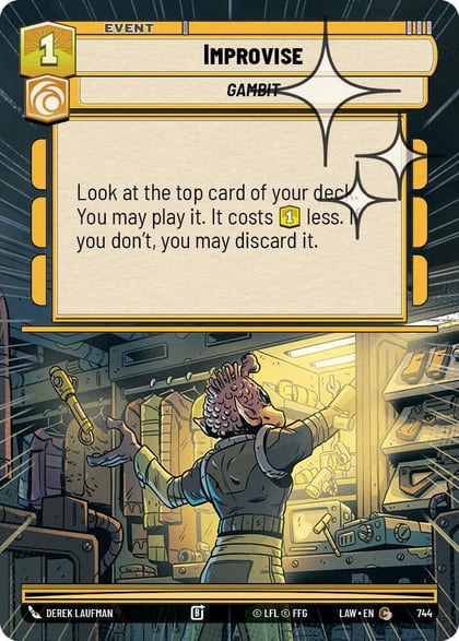 Improvise (Hyperspace Foil), A Lawless Time 744