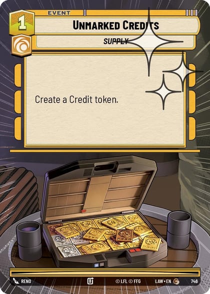 Unmarked Credits (Hyperspace Foil), A Lawless Time 746