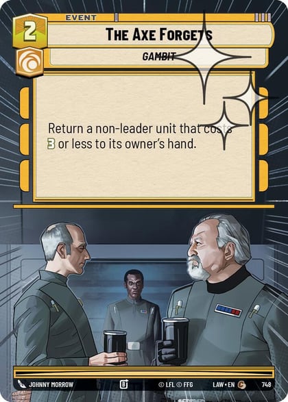 The Axe Forgets (Hyperspace Foil), A Lawless Time 748