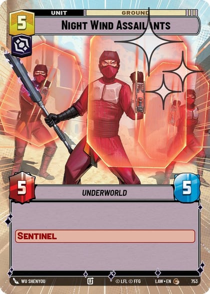 Night Wind Assailants (Hyperspace Foil), A Lawless Time 753