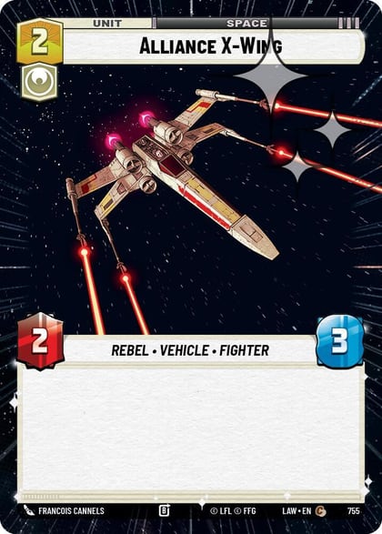 Alliance X-Wing (Hyperspace Foil), A Lawless Time 755