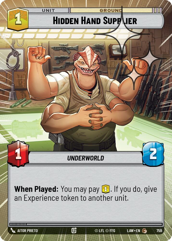 Hidden Hand Supplier (Hyperspace Foil), A Lawless Time 759