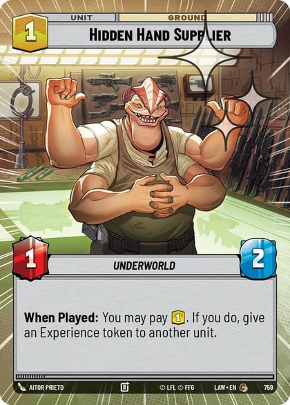 Hidden Hand Supplier (Hyperspace Foil), A Lawless Time 759