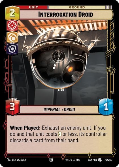 Interrogation Droid, A Lawless Time 75/264