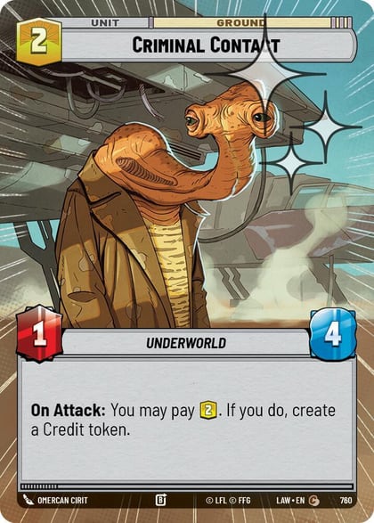 Criminal Contact (Hyperspace Foil), A Lawless Time 760