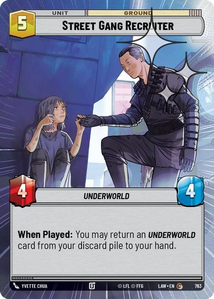 Street Gang Recruiter (Hyperspace Foil), A Lawless Time 763