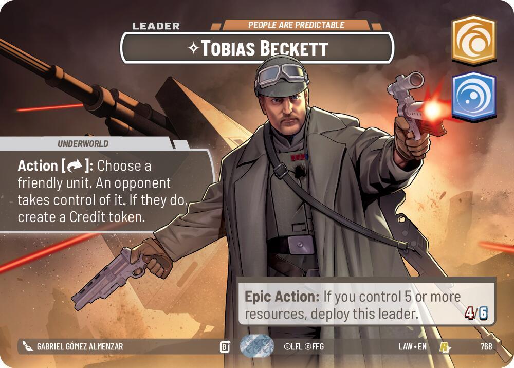 Tobias Beckett - People are Predictable (Showcase), A Lawless Time 768