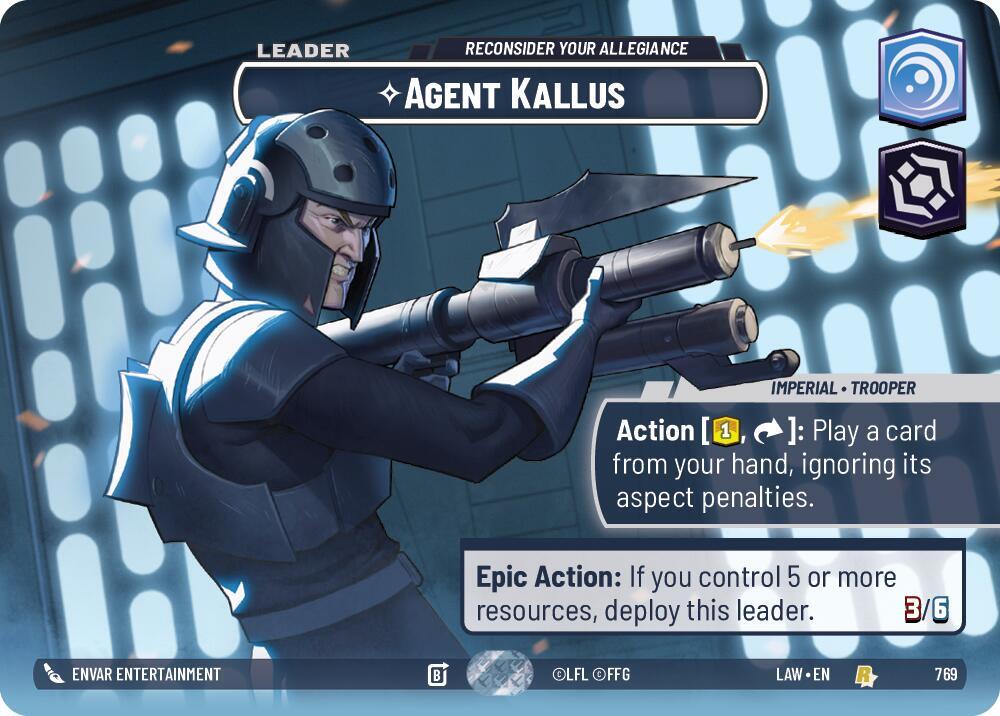 Agent Kallus - Reconsider Your Allegiance (Showcase), A Lawless Time 769