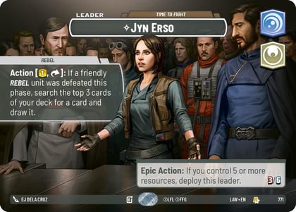 Jyn Erso - Time to Fight (Showcase), A Lawless Time 771