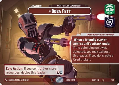 Boba Fett - Krayt's Claw Commander (Showcase), A Lawless Time 773