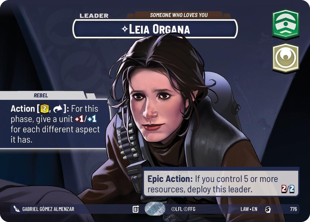 Leia Organa - Someone Who Loves You (Showcase), A Lawless Time 776
