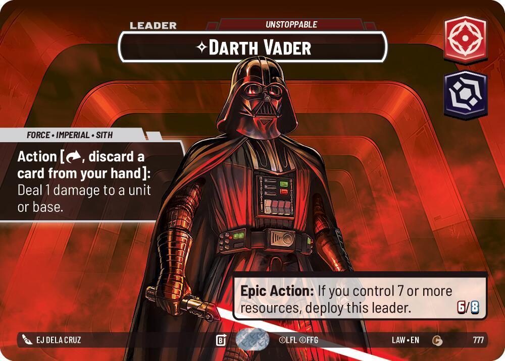 Darth Vader - Unstoppable (Showcase), A Lawless Time 777