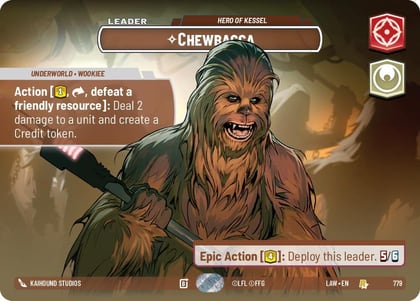 Chewbacca - Hero of Kessel (Showcase), A Lawless Time 779