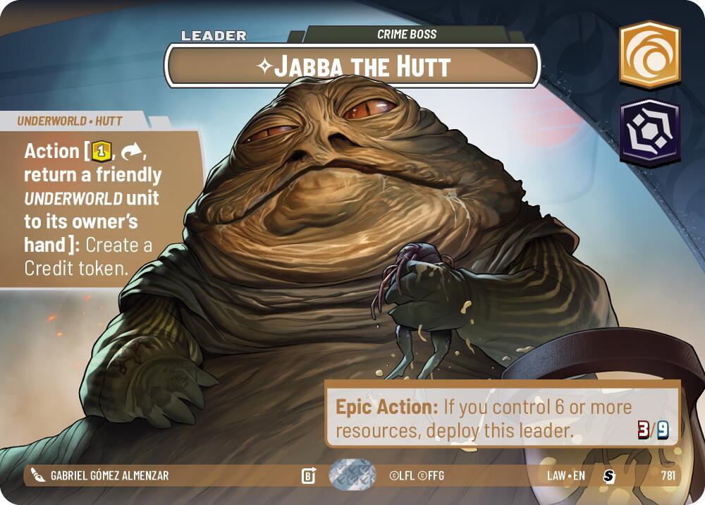 Jabba the Hutt - Crime Boss (Showcase), A Lawless Time 781