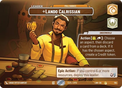 Lando Calrissian - Full Sabacc (Showcase), A Lawless Time 784