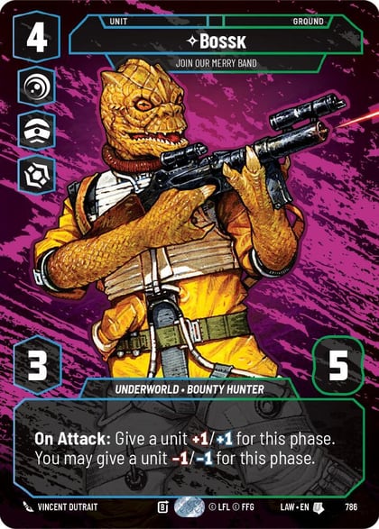Bossk - Join Our Merry Band (Prestige), A Lawless Time 786