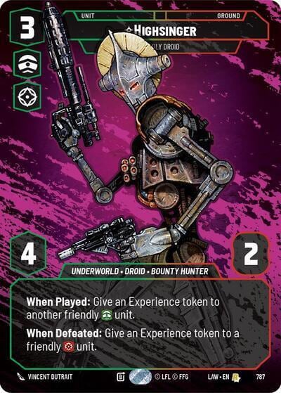 Highsinger - Deadly Droid (Prestige), A Lawless Time 787
