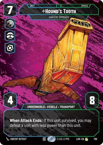 Hound's Tooth - Hunters' Approach (Prestige), A Lawless Time 788