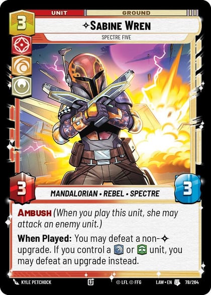Sabine Wren - Spectre Five, A Lawless Time 78/264