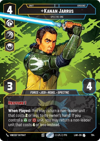 Kanan Jarrus - Spectre One (Prestige), A Lawless Time 794
