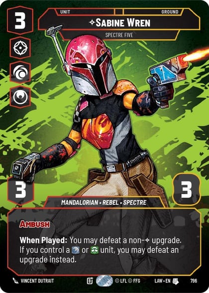 Sabine Wren - Spectre Five (Prestige), A Lawless Time 796