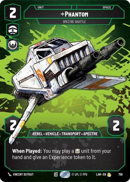 Phantom - Spectre Shuttle (Prestige), A Lawless Time 799