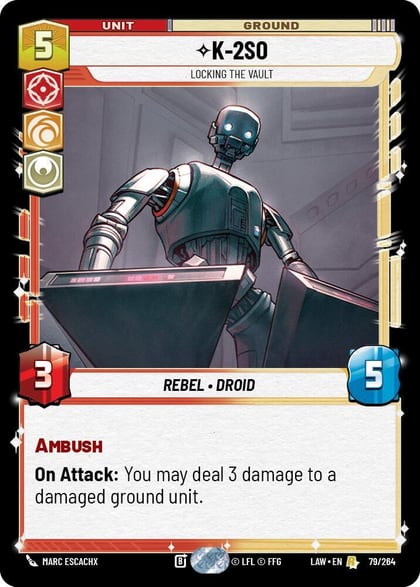 K-2S0 - Locking the Vault, A Lawless Time 79/264