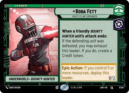 Boba Fett - Krayt's Claw Commander, A Lawless Time 7/264