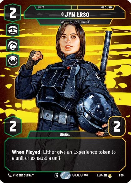 Jyn Erso - Take the Next Chance (Prestige), A Lawless Time 800