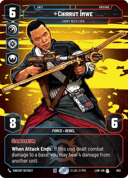 Chirrut Imwe - I Don't Need Luck (Prestige), A Lawless Time 803