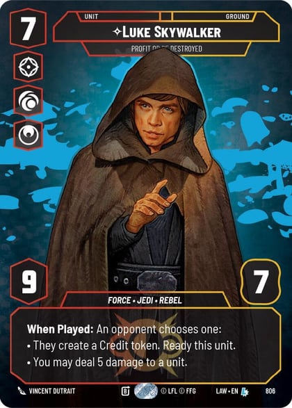 Luke Skywalker - Profit or Be Destroyed (Prestige), A Lawless Time 806