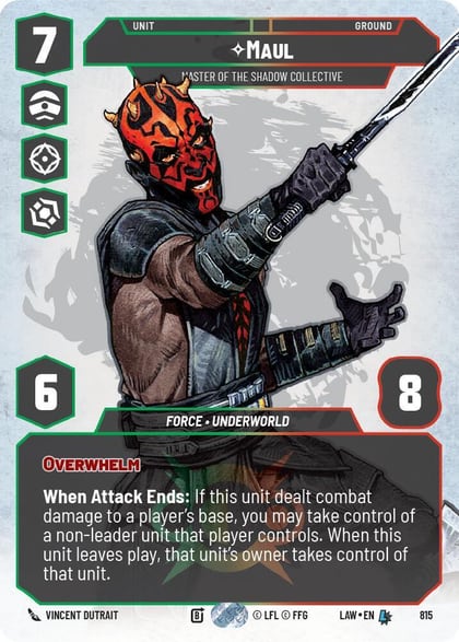 Maul - Master of the Shadow Collective (Prestige), A Lawless Time 815