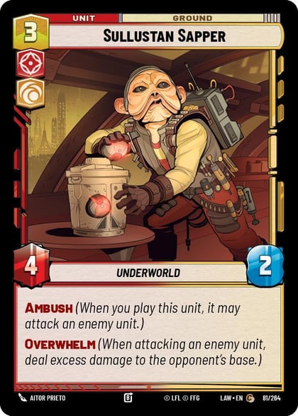 Sullustan Sapper, A Lawless Time 81/264
