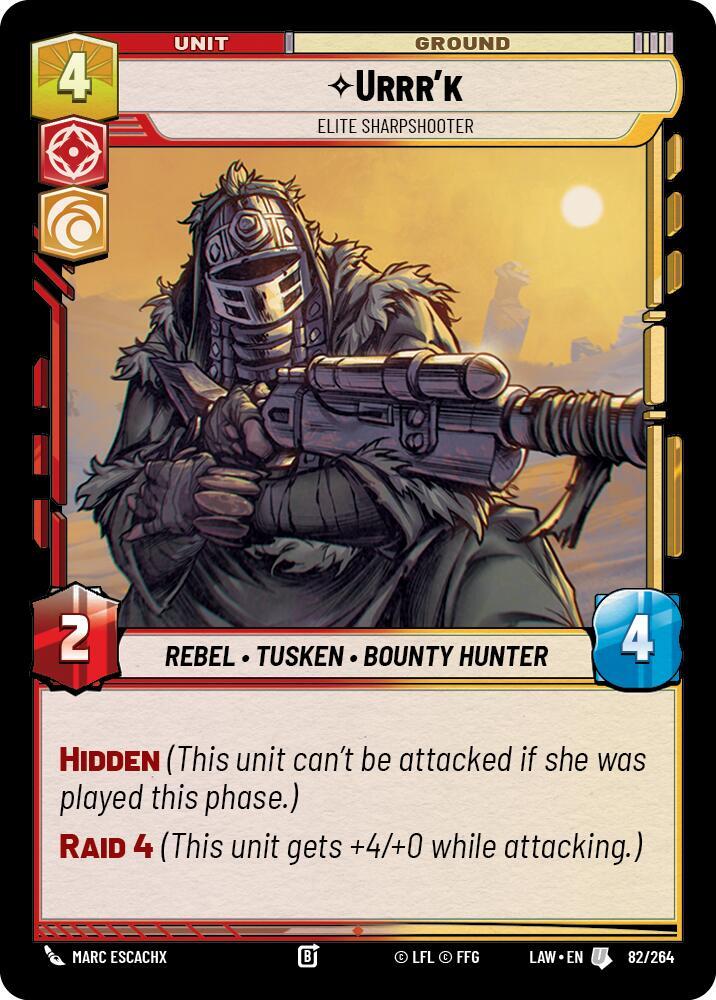 Urrr'k - Elite Sharpshooter, A Lawless Time 82/264