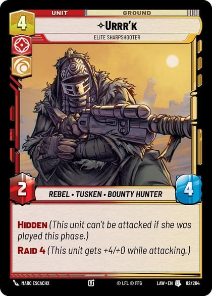 Urrr'k - Elite Sharpshooter, A Lawless Time 82/264
