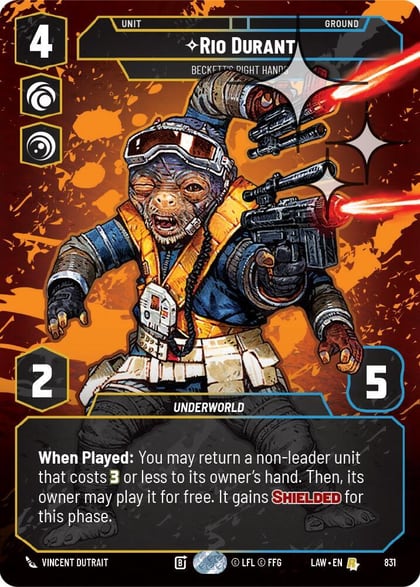 Rio Durant - Beckett's Right Hands (Prestige Foil), A Lawless Time 831