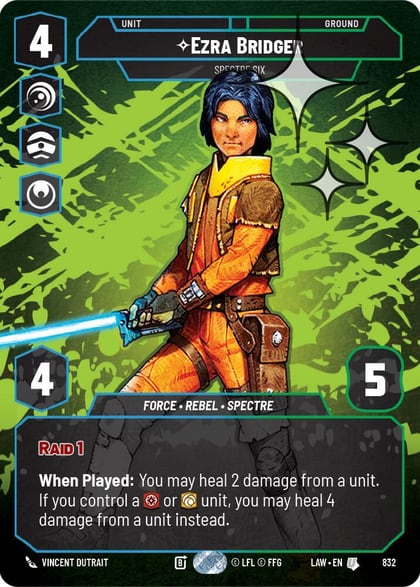 Ezra Bridger - Spectre Six (Prestige Foil), A Lawless Time 832