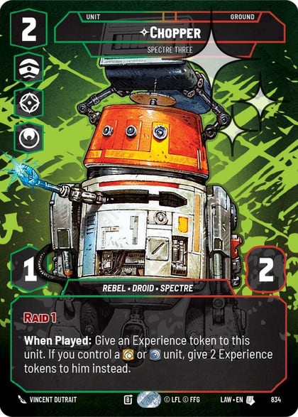 Chopper - Spectre Three (Prestige Foil), A Lawless Time 834