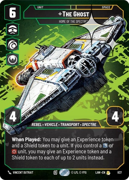The Ghost - Home of the Spectres (Prestige Foil), A Lawless Time 837
