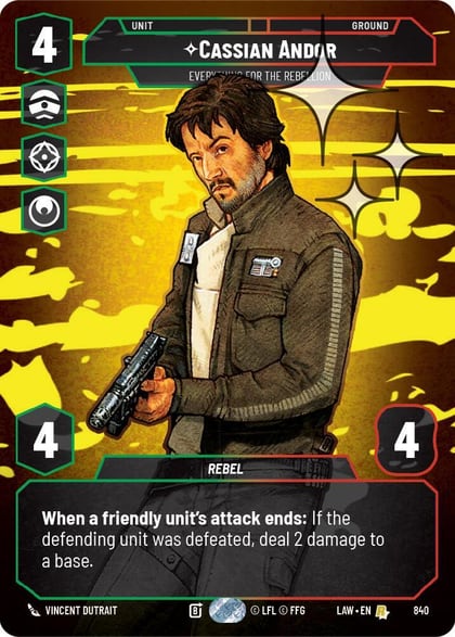 Cassian Andor - Everything for the Rebellion (Prestige Foil), A Lawless Time 840
