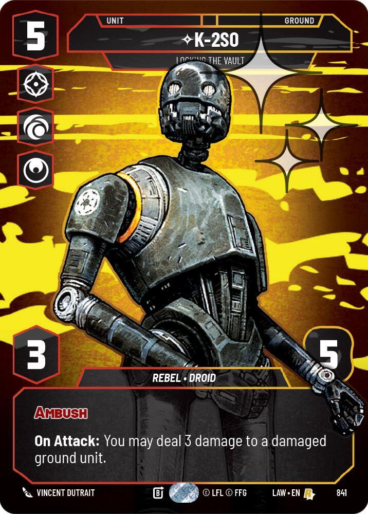 K-2S0 - Locking the Vault (Prestige Foil), A Lawless Time 841
