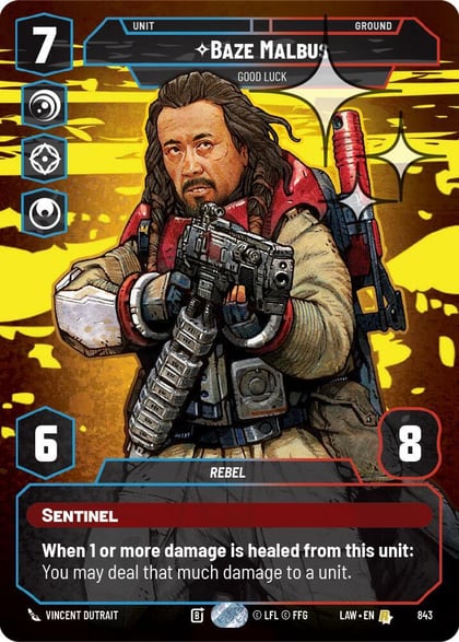 Baze Malbus - Good Luck (Prestige Foil), A Lawless Time 843
