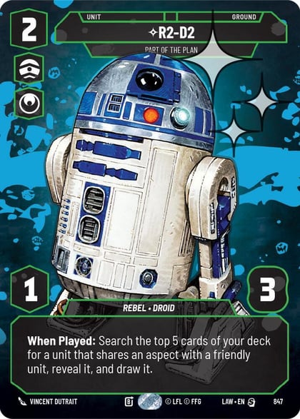 R2-D2 - Part of the Plan (Prestige Foil), A Lawless Time 847