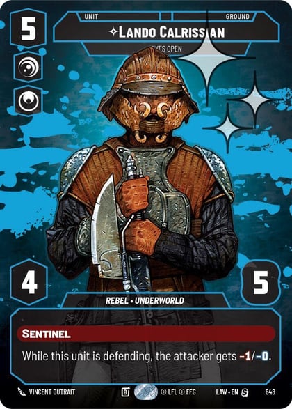 Lando Calrissian - Eyes Open (Prestige Foil), A Lawless Time 848