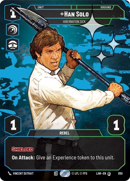 Han Solo - Hibernation Sick (Prestige Foil), A Lawless Time 850