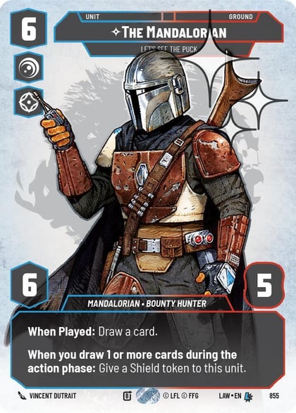 The Mandalorian - Let's See The Puck (Prestige Foil), A Lawless Time 855