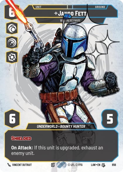 Jango Fett - Wily Mercenary (Prestige Foil), A Lawless Time 856