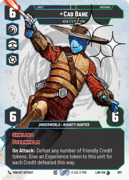 Cade Bane - Now It's My Turn (Prestige Foil), A Lawless Time 857