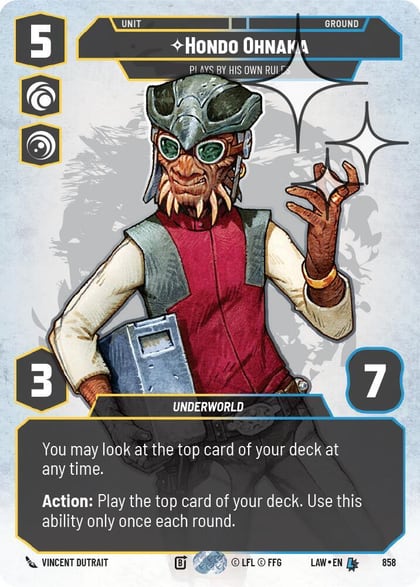 Hondo Ohnaka - Plays By His Own Rules (Prestige Foil), A Lawless Time 858